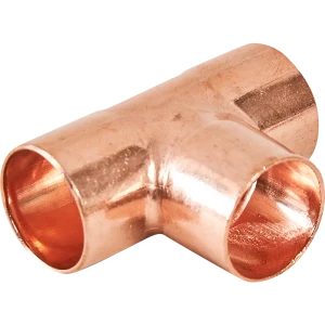 Тройник Hailiang ø18 мм медь