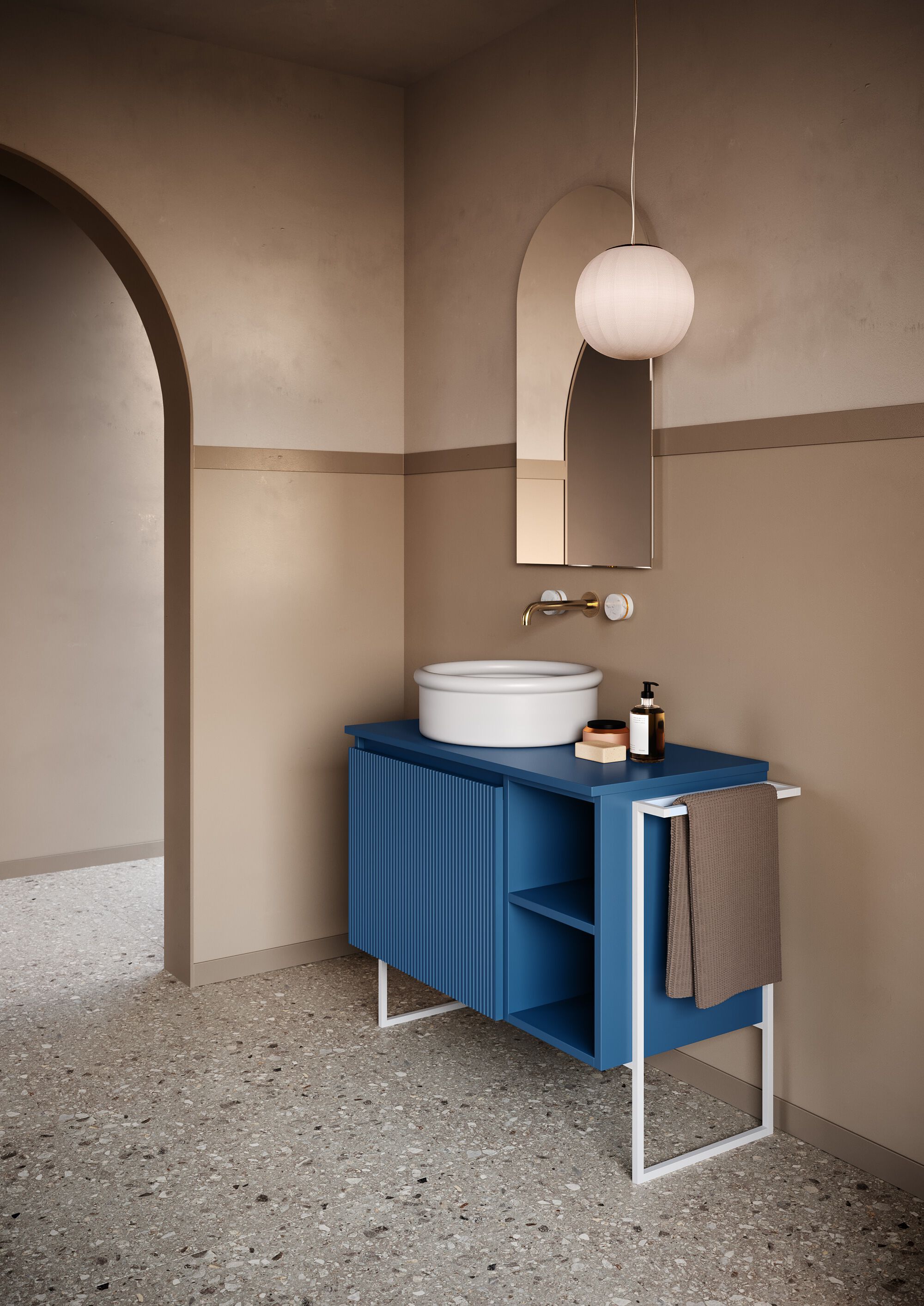 Деревянная напольная раковина с выдвижными ящиками ArtCeram Relax ARCH-00117360 - Вид №3