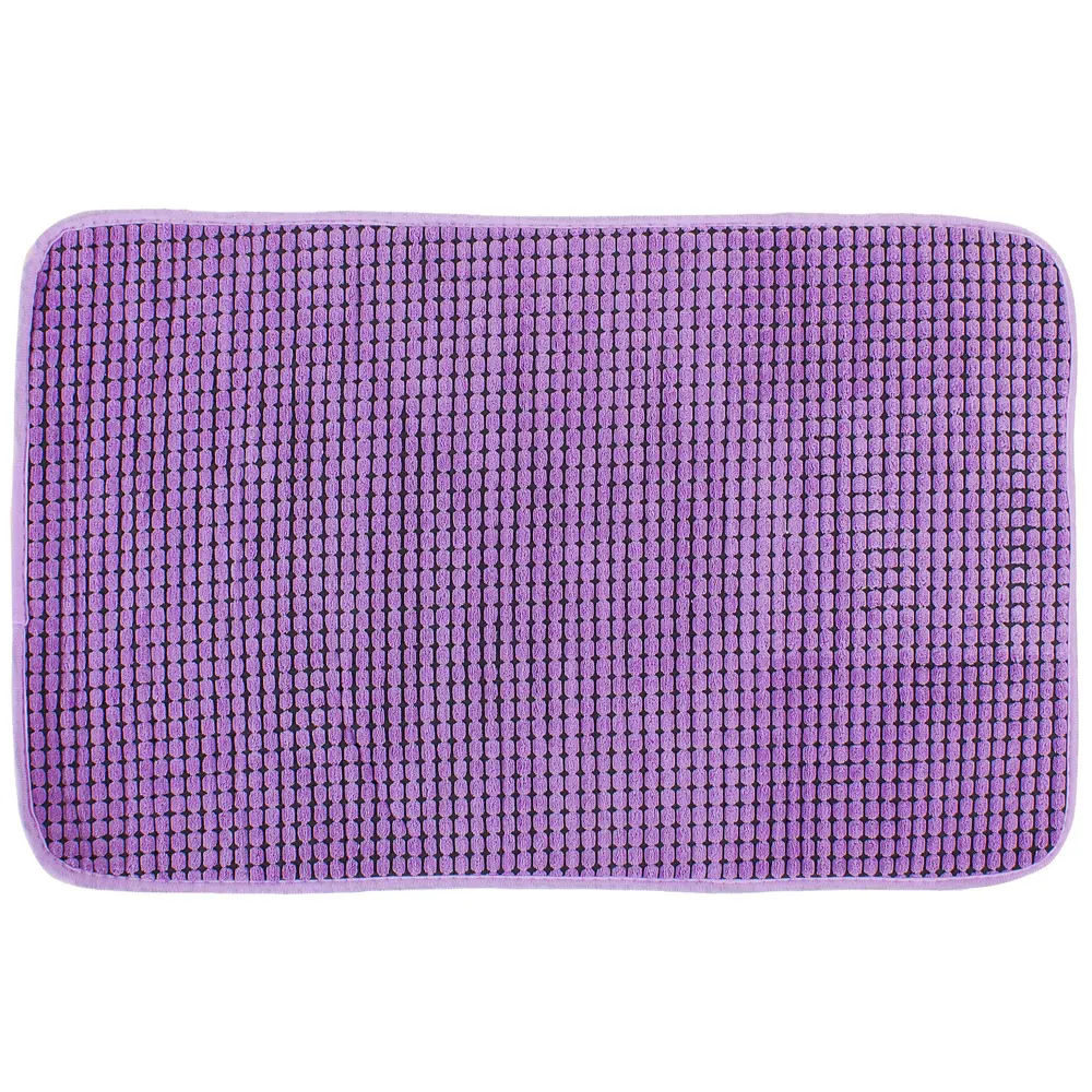 Коврик для ванной комнаты «Corn» 45x70 см цвет фиолетовый АКВАДЕКОР STLM-2156380