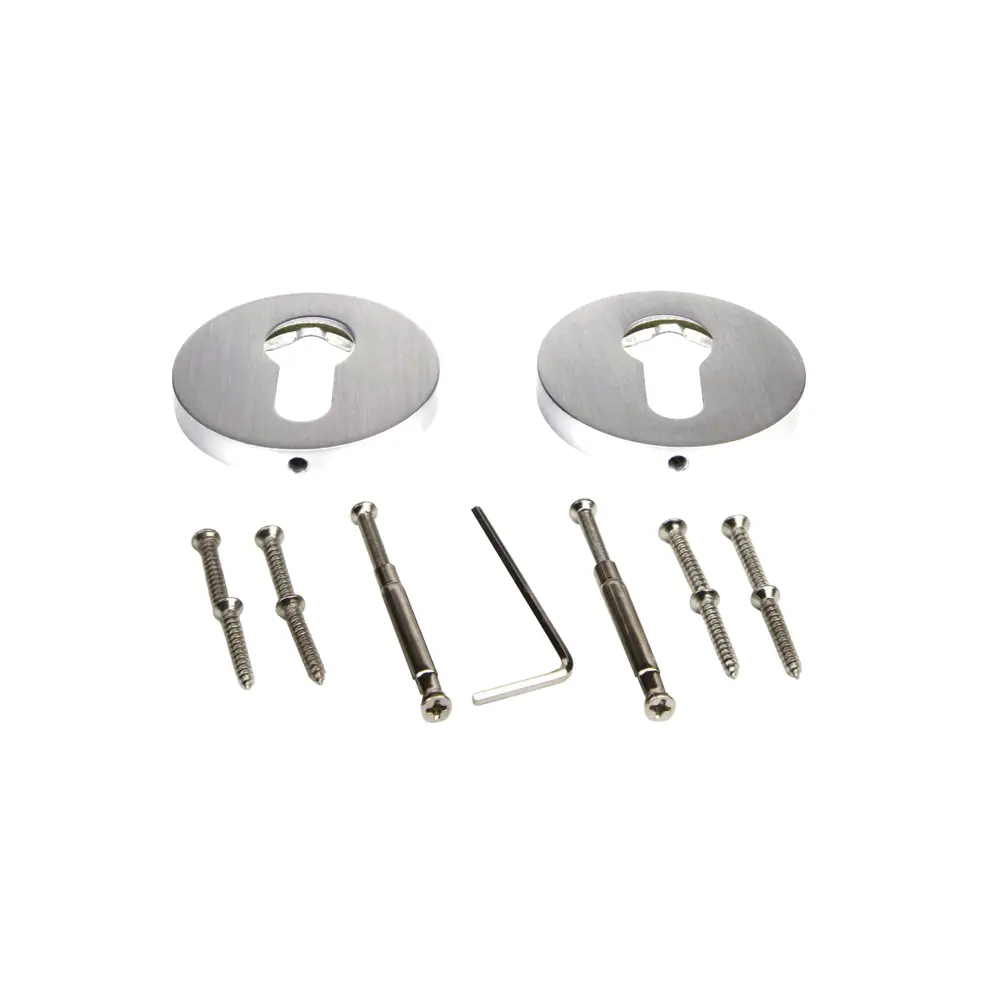 Накладка на замочную скважину KREAFORTA цвет хром 2 шт STLM-2043877 - Вид №2