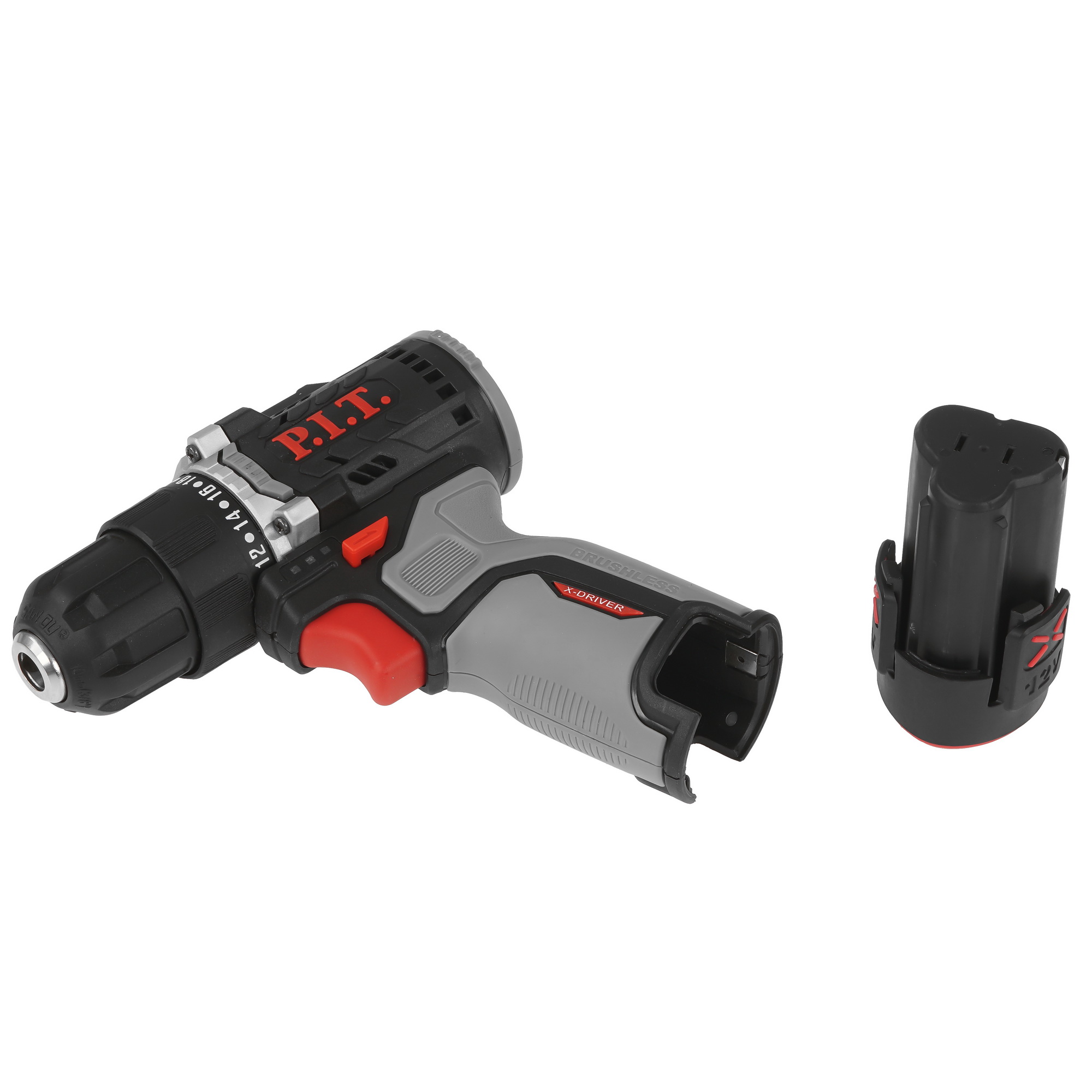 Дрель-шуруповерт PIT PBM12K-10B/2 X-DRIVER OnePower 12V 9086503 STDN-0038285 - Вид №5