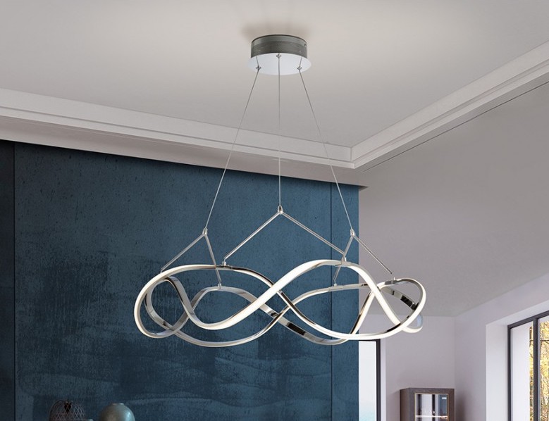 083703 Подвесной светильник 80Ø хром Schuller Molly