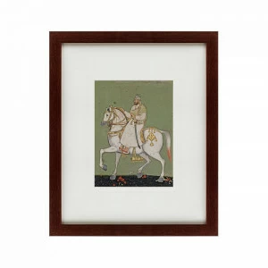 Картина: An equestrian portrait of shah raju ii, 1670 КАРТИНЫ В КВАРТИРУ  135624 Разноцветный