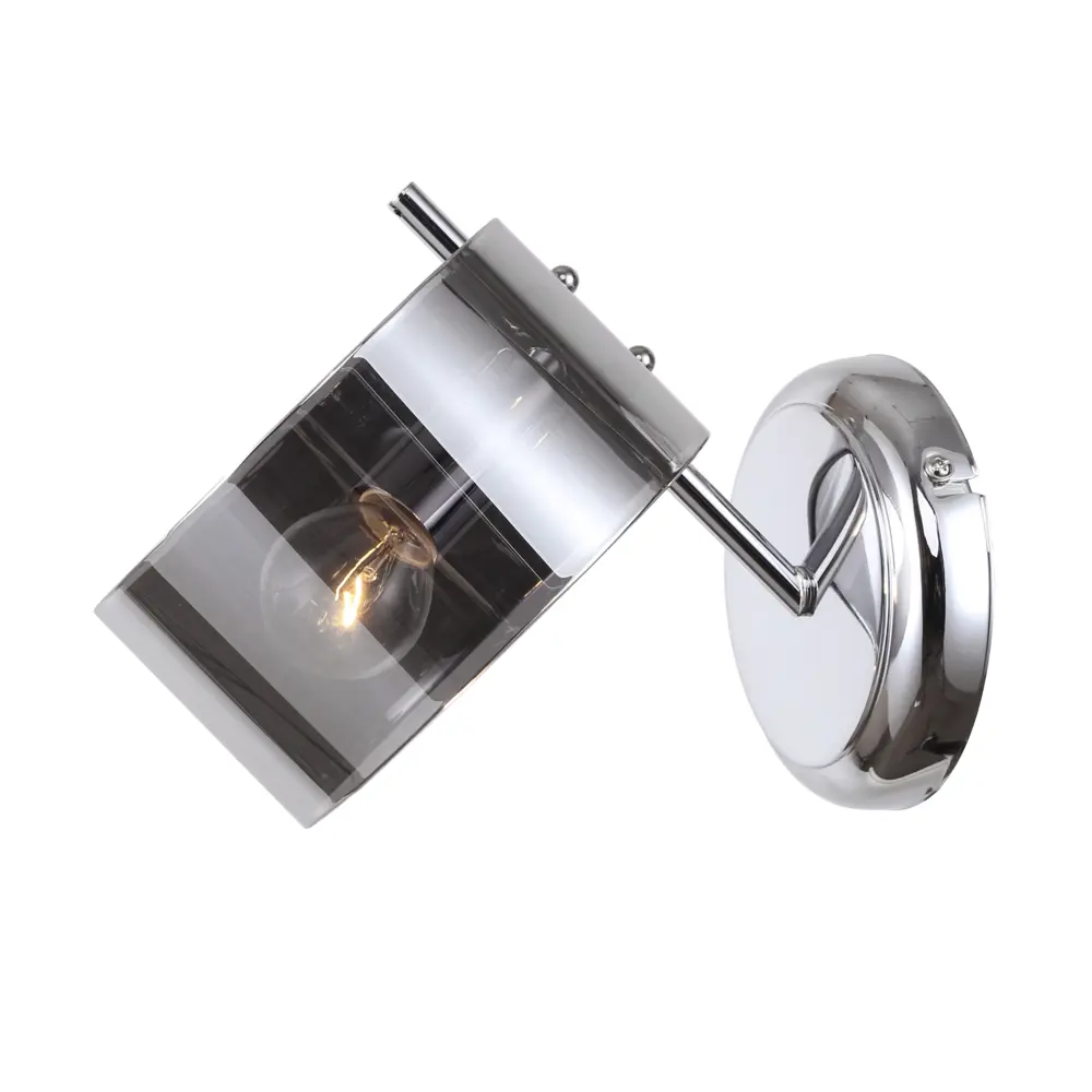 Бра Rivoli Lattea, цвет дымчатый/хром 82390639 STLM-2182445 