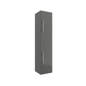 26818 SALGAR Колонна АЛЬЯНС 1600 2-дверная GLOSS GREY 350 x 1600 x 349 мм Глянцевый серый