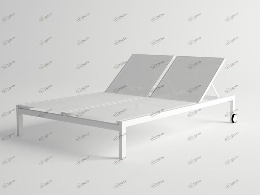 10Deka Алюминиевая регулируемая двуспальная садовая кушетка Milos sun-id-1505064