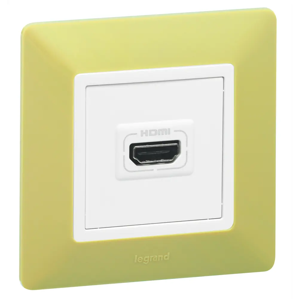 Рамка для розеток и выключателей Legrand VLN-L Лайм 1 пост цвет зеленый Valena Life STLM-2049664 - Вид №7