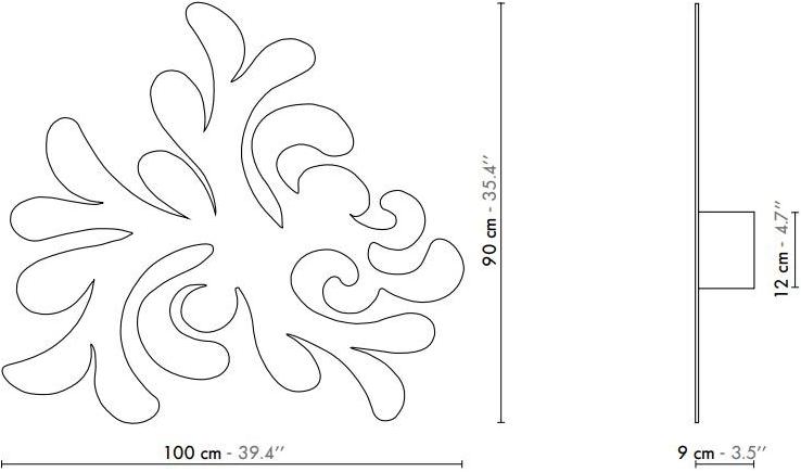 designheure Стальной настенный светильник Reedition sun-id-1461469 - Вид №3