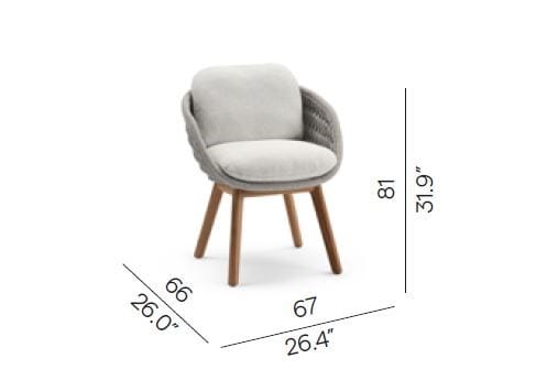 Тканевый садовый стул с подлокотниками MANUTTI Sandua ARCH-00080259 - Вид №19