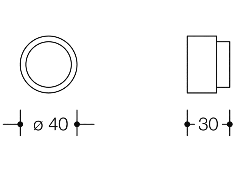 611.30B буфер двери стены HEWI Edition matt  - Вид №6