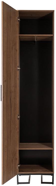 1688 Шкаф одностворчатый Loft 60 см Дуб Табак R-HOME 4009292h_Табак - Вид №3