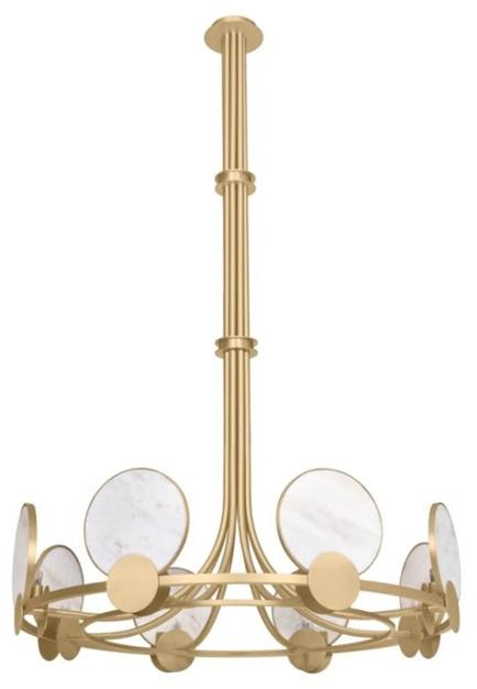 FRATO Люстра из латуни непрямого света Petra Flf010019aaa - Вид №1