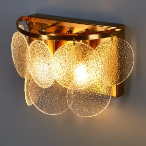 DE CITY Бриз 2 — настенное бра с художественными стеклянными пластинами 89379157