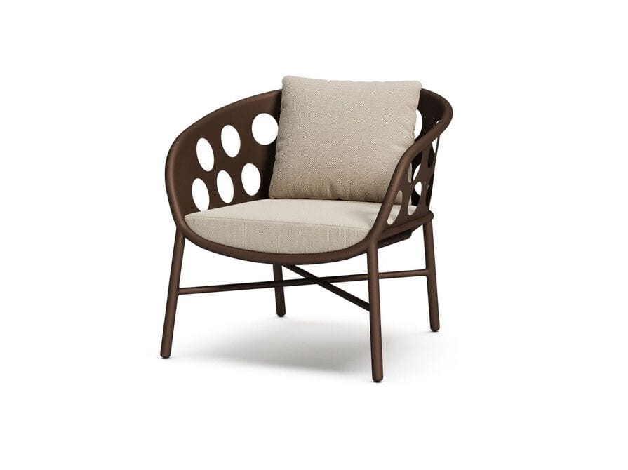 Алюминиевый стул с порошковым покрытием с подлокотниками DRIGANI Bubble ARCH-00127070