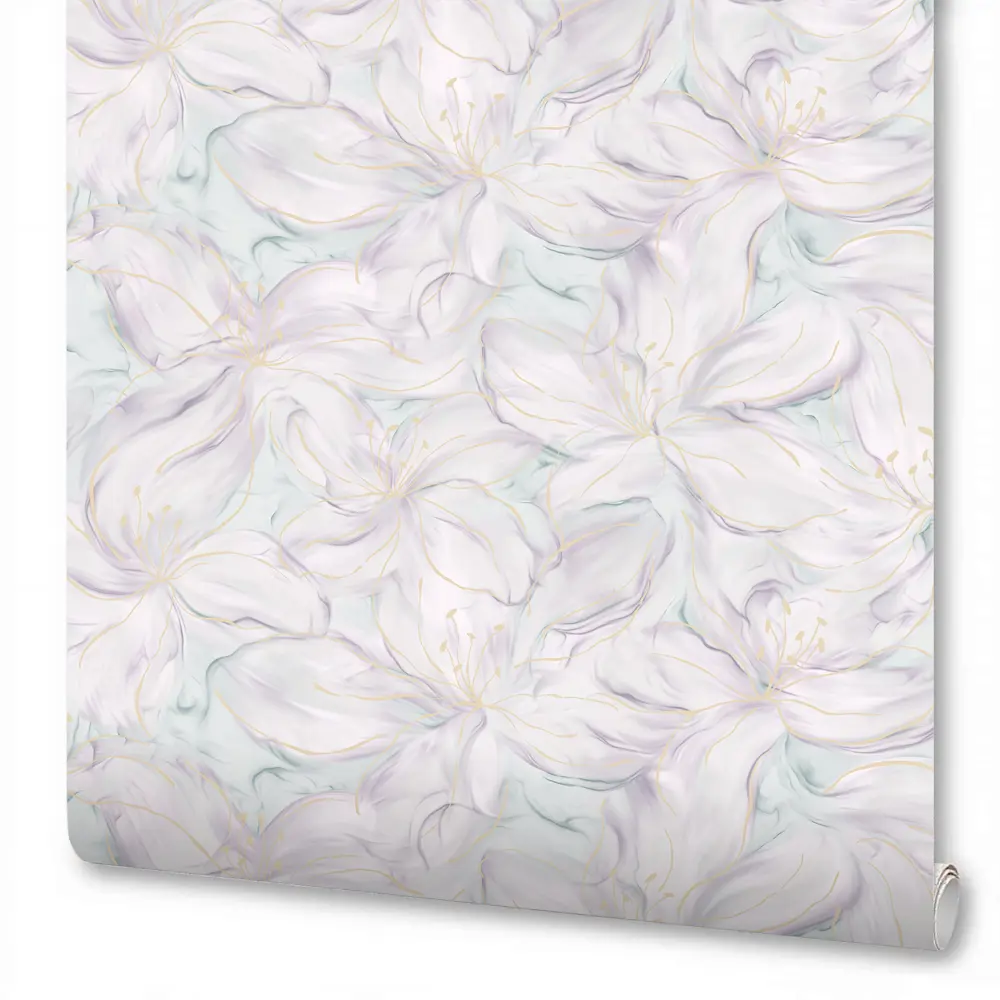 Обои флизелиновые Wallsecret Blanche мятные 1.06 м 8935-27 STLM-2197661 - Вид №1