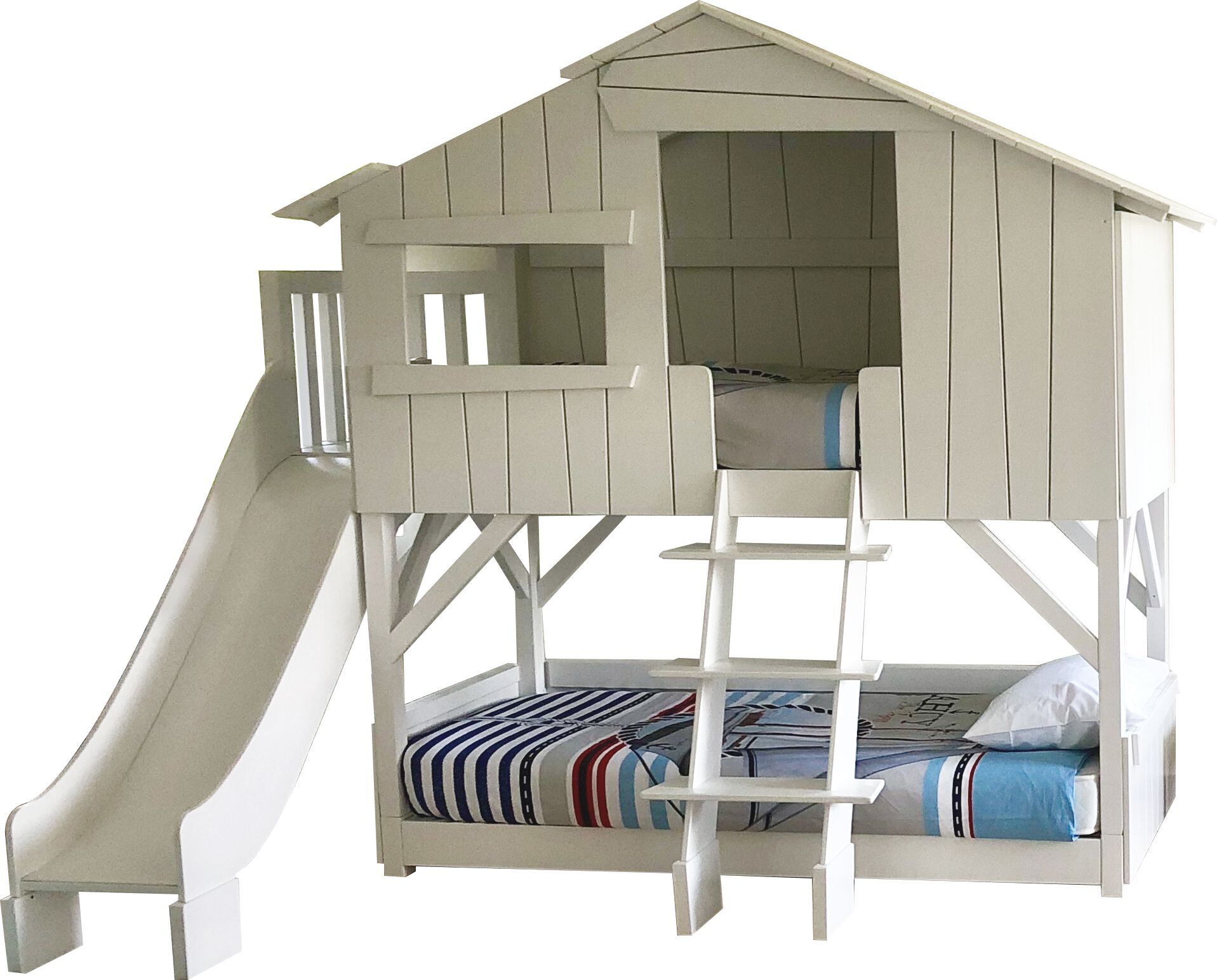 Кровать-чердак из МДФ с горкой и платформой Mathy by Bols TREEHOUSE BEDS &amp ARCH-00125739 - Вид №2