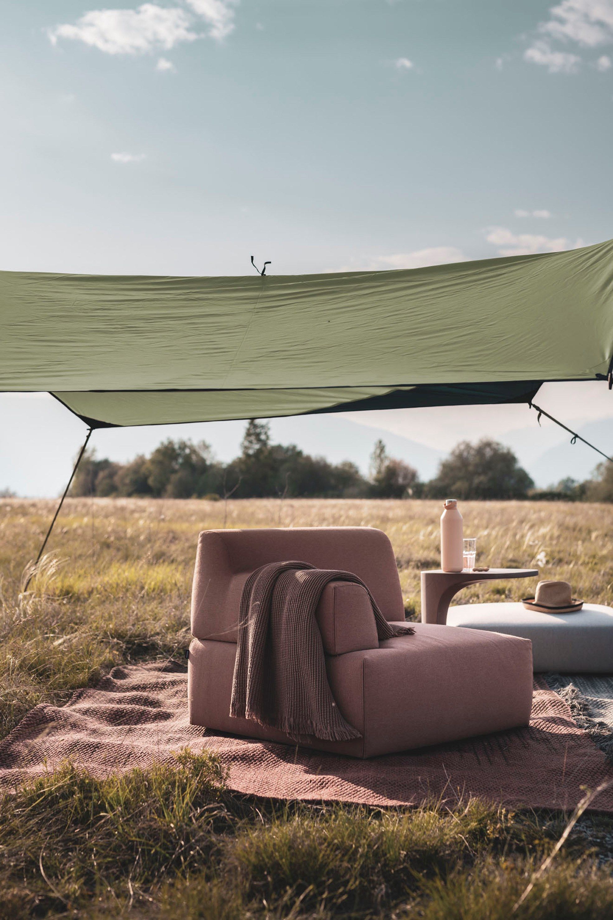 Угловое садовое кресло из ткани Kristalia Palchetto ARCH-00152964 - Вид №3