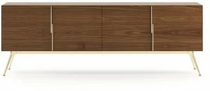 Laskasas Комод деревянный с распашными дверцами Winston