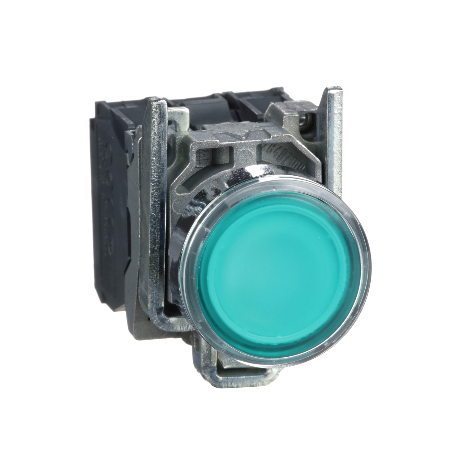 XB4BW33B5 Кнопка Harmony 22 мм, 220В, IP66, Зеленый Schneider Electric Кнопки и лампочки 