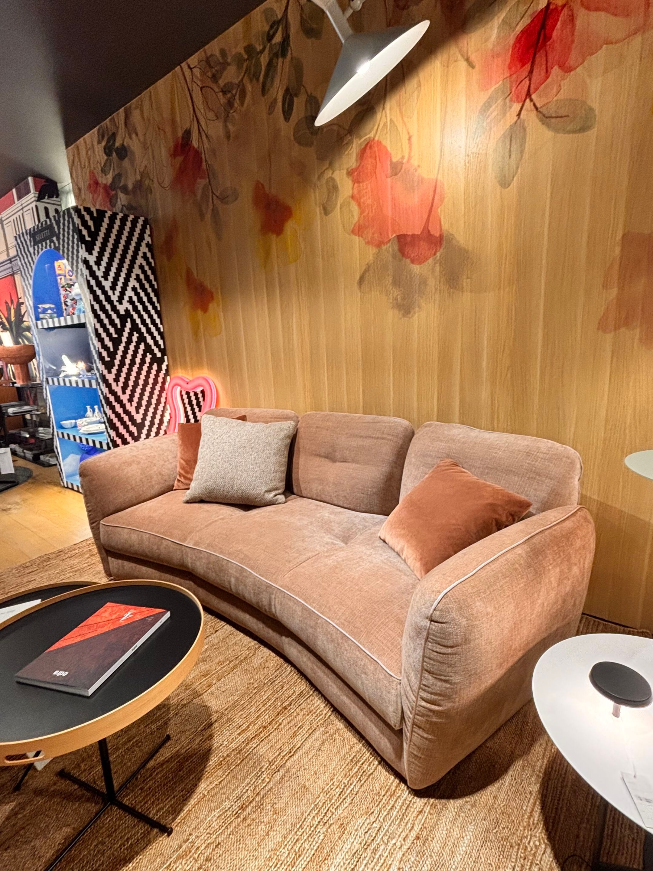 Изогнутый диван из ткани In Stock Cattelan Италия ARCH-00077694 - Вид №1