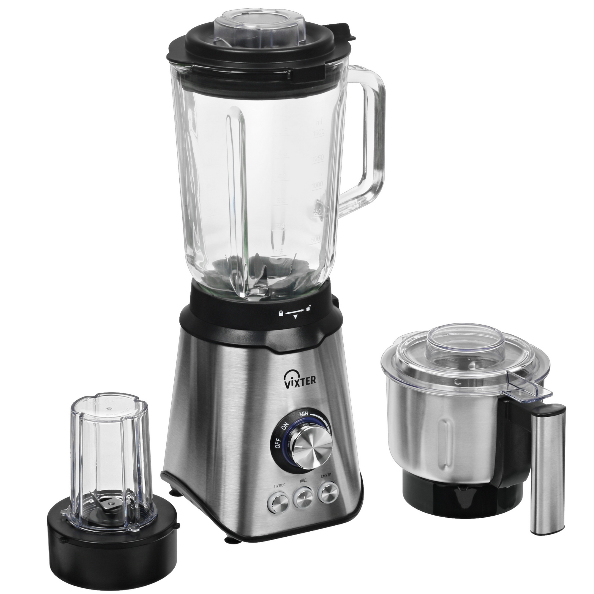 9031137 Блендер стационарный VIXTER SBM-6025 серебристый STDN-0144750