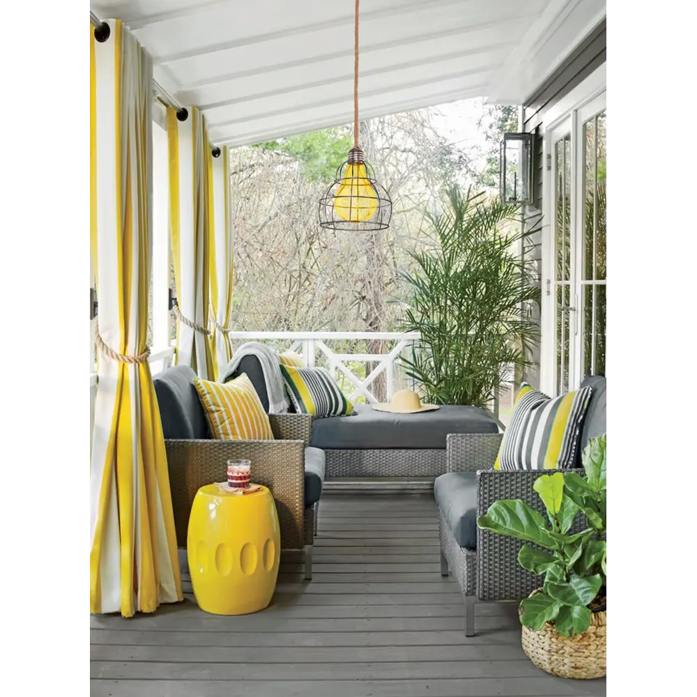 Светильник подвесной на солнечных батареях цвет жёлтый Eglo STLM-2044468 - Вид №1