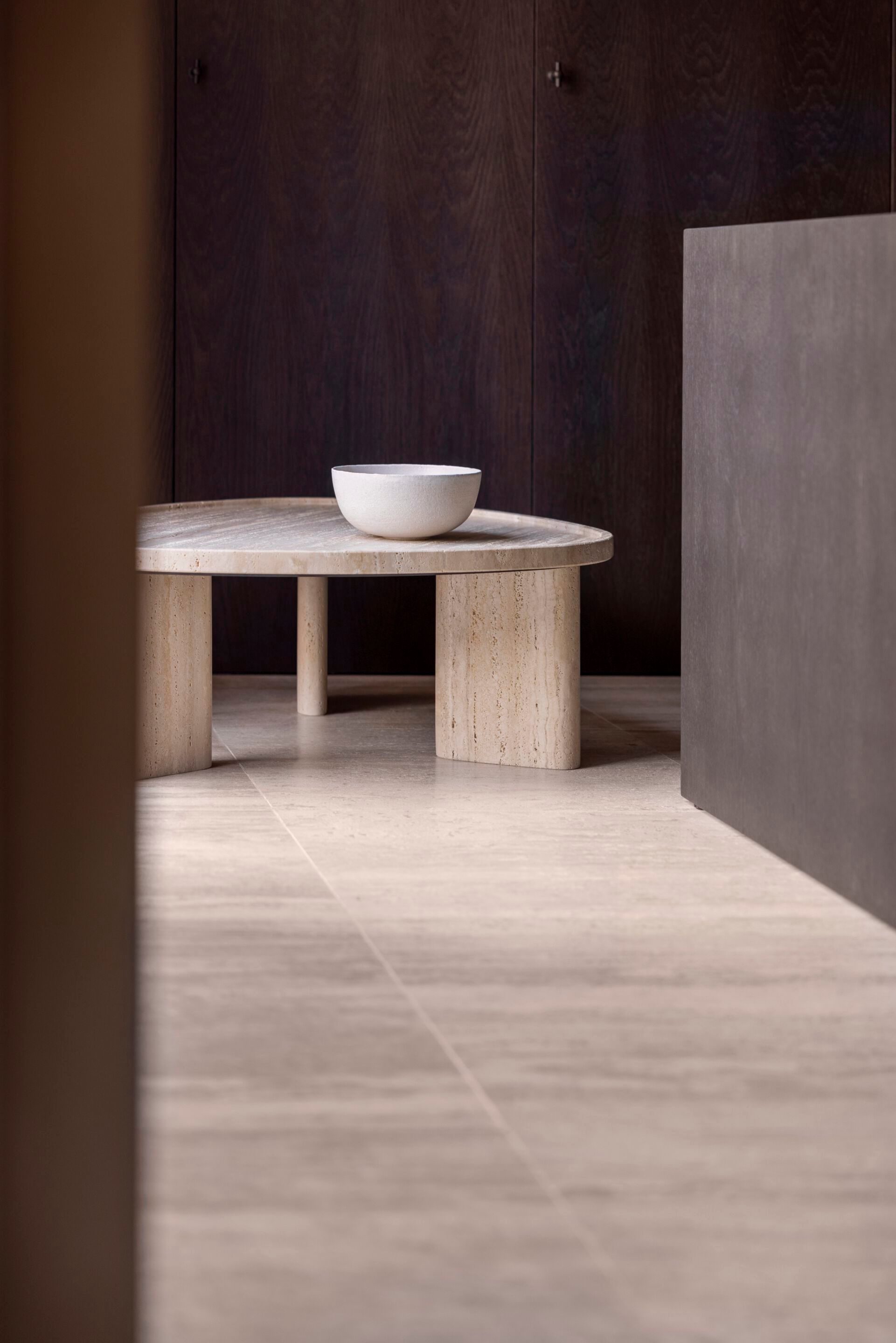 Журнальный столик из травертина EXPORMIM Meridies ARCH-00125543 - Вид №3