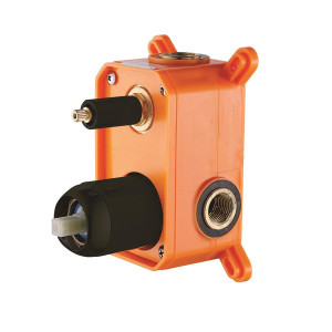 BB45037538 Bienbanyo Bien Water Flowbox Square & Round Скрытый смеситель для ванны 2F - Скрытая часть - Черный матовый