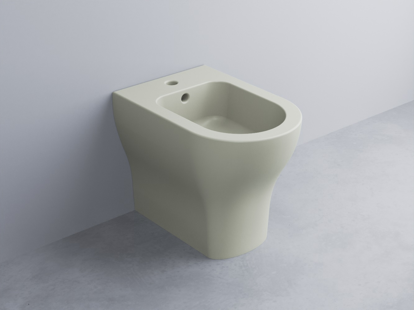 EJBI-PM Биде напольное с одним отверстием под смеситель Enjoy 53 cielo Enjoy + Amedeo Ceramica Cielo