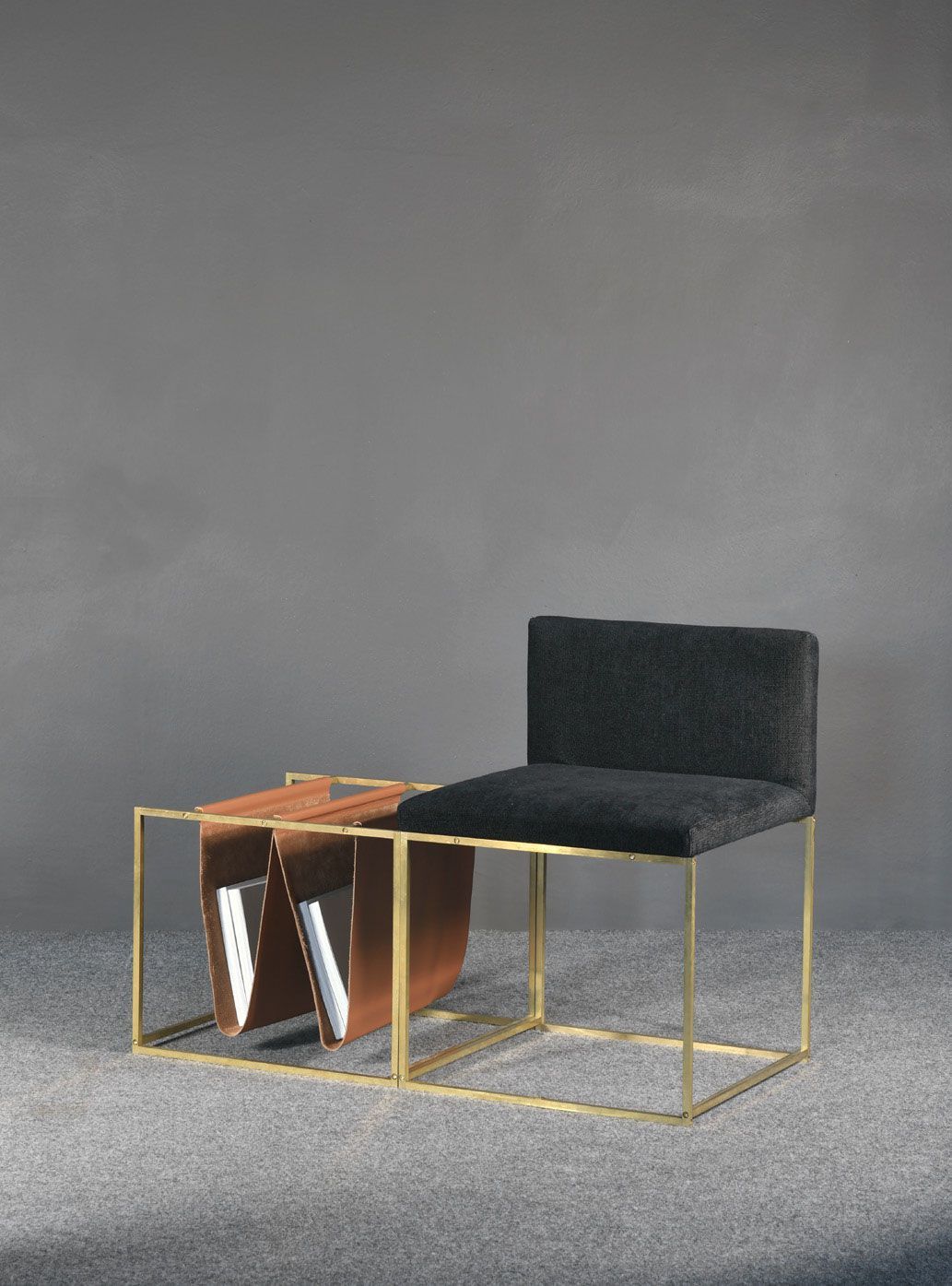 Держатель журнала из латуни и кожи XAM ARCH-00059979 - Вид №3