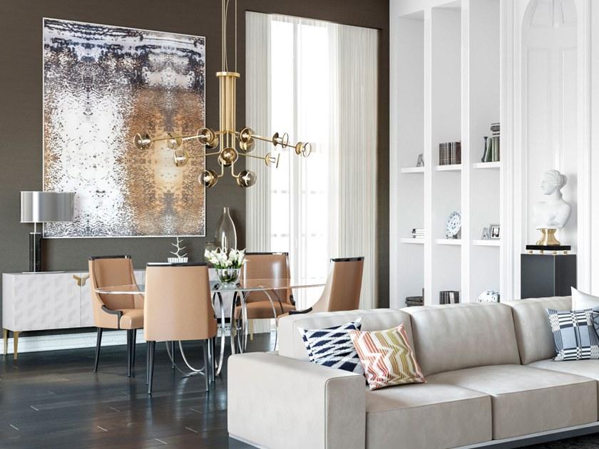 Jetclass Подвесной светильник из нержавеющей стали и стекла Bubbles Obb413  - Вид №3