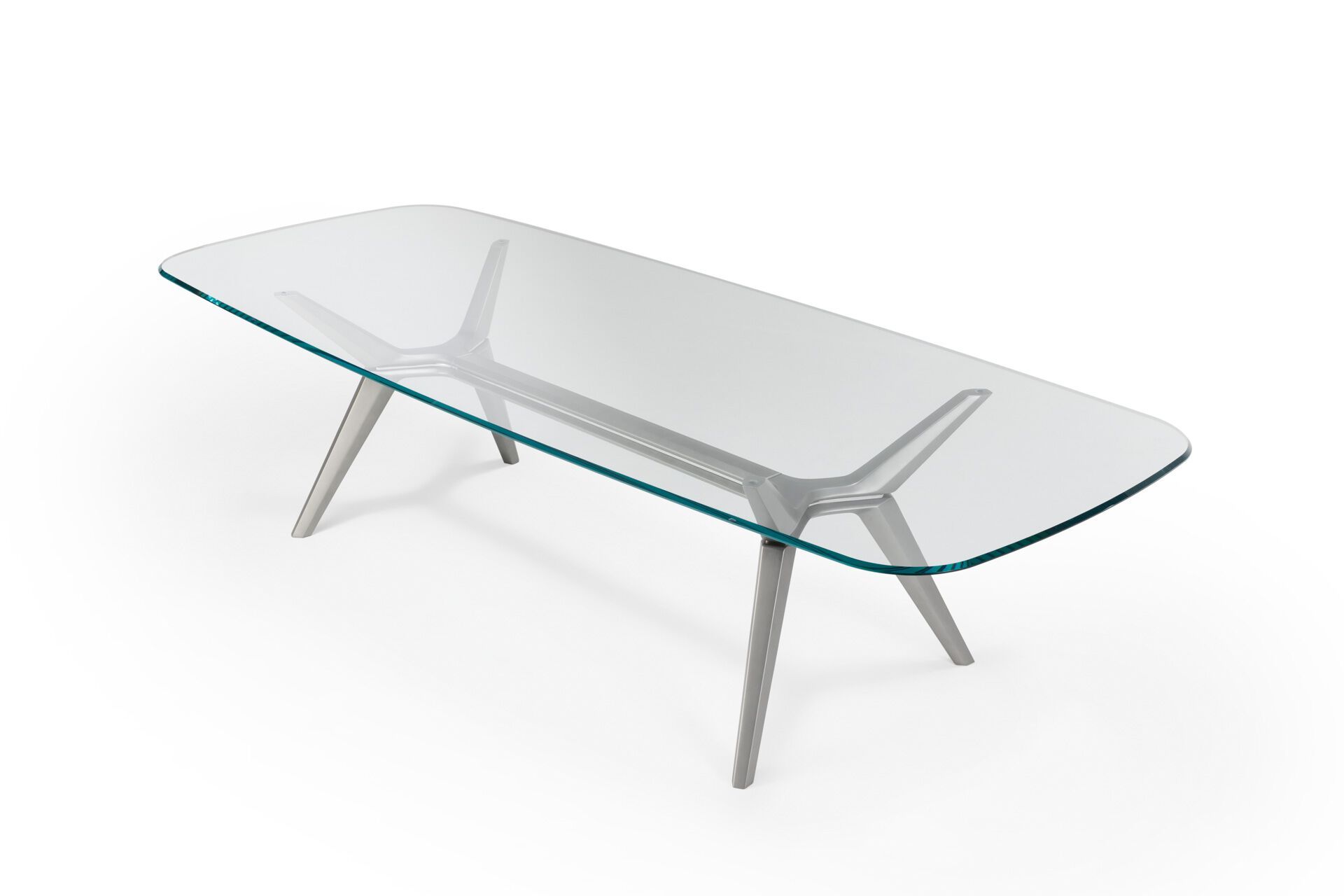 Прямоугольный стеклянный стол REFLEX Горизонт ARCH-00146158 - Вид №1