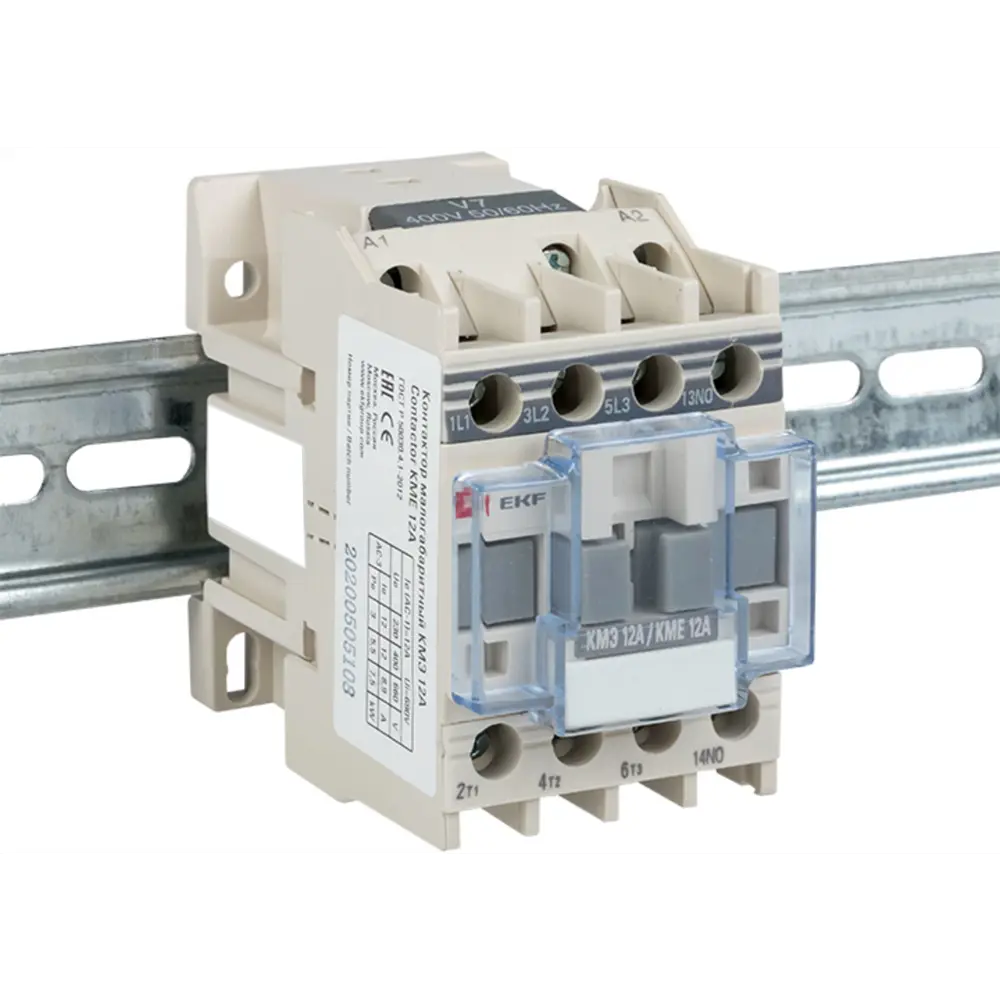Контактор EKF КМЭ 1NO 12 А 220 В STLM-2090719 - Вид №4