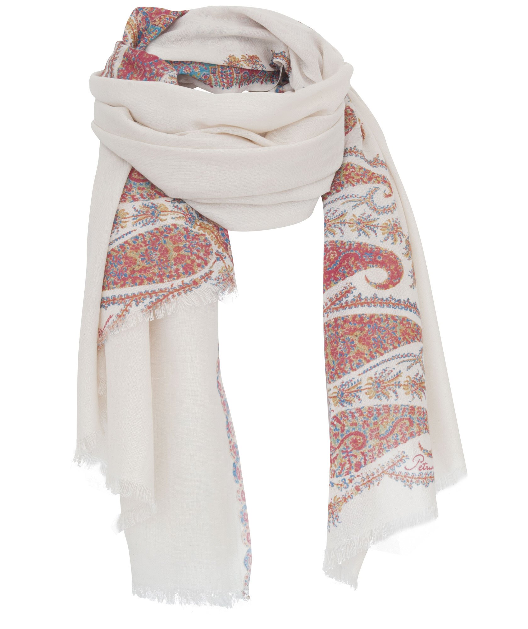 AMBEL_E Шаль 120/190 хлопок PETRUSSE Santreyd 
