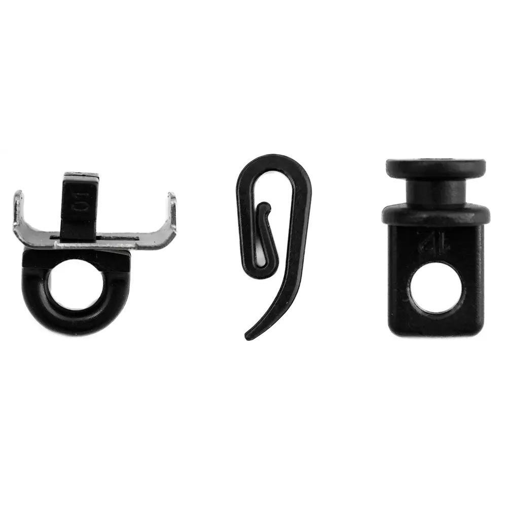 Крючок-зажим для штор Мульти 2 см цвет черный 10 шт Santreyd STLM-2048242