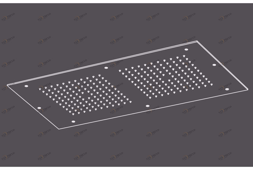 Radomonte Встраиваемая в потолок лейка дождевого душа из нержавеющей стали  Pia5 