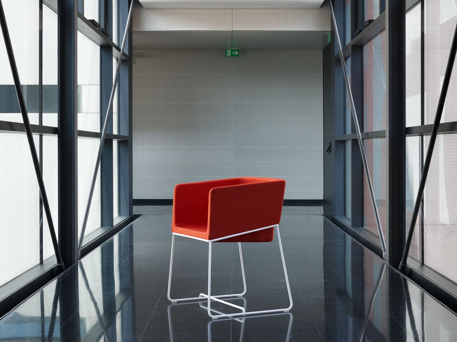 Сани кресло с подлокотниками ROSSIN Tonic Metal ARCH-00057279 - Вид №2