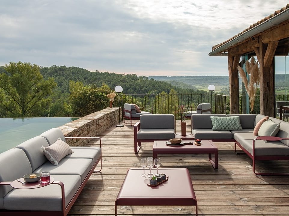 Алюминиевый низкий садовый столик Fermob Bellevie ARCH-00079360 - Вид №3