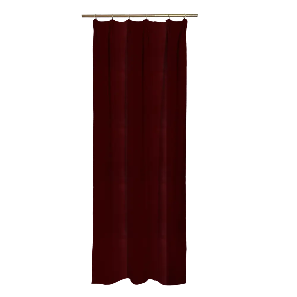 Штора на ленте Rosari 160x280 см цвет бордо 83406994 STLM-2129841 INSPIRE 
