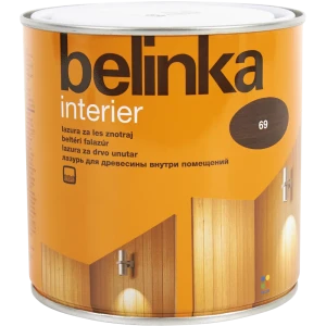 Покрытие защитно-декоративное для дерева Belinka Interier цвет горячий шоколад 0.75 л