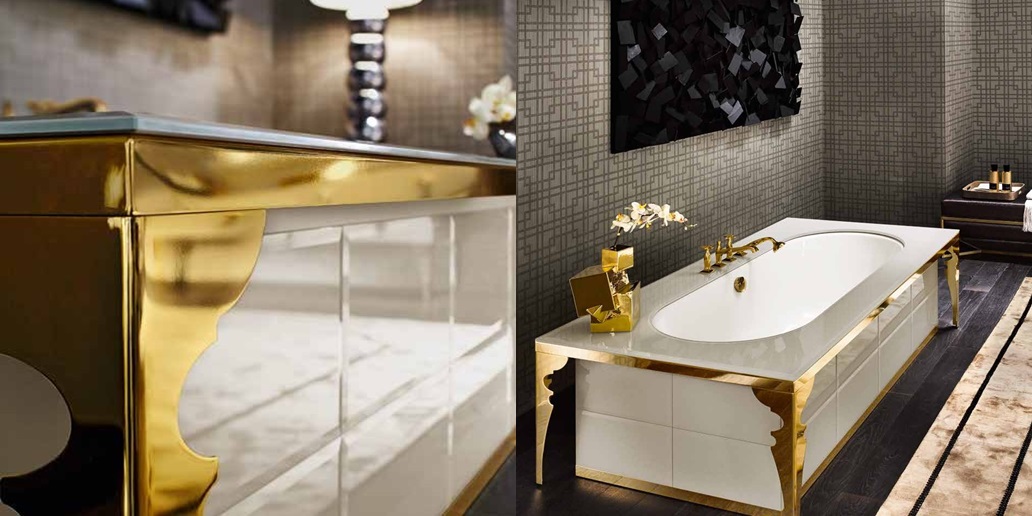 Комбинация ванной комнаты M01 в отделке VETRO MILLDUE MAJESTIC MAJESTIC01 - Вид №4