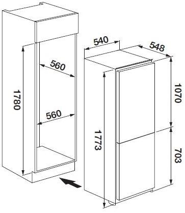 Fulgor Milano Вертикальная морозильная камера из нержавеющей стали sun-id-1462461 - Вид №1