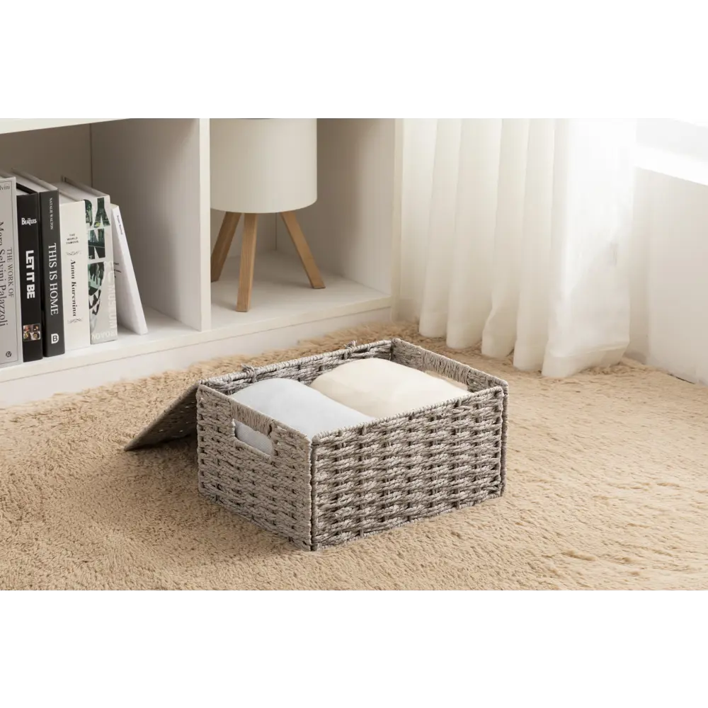 Кор плет с кр 31X23X15см св.сер Konsensa STLM-2194510 - Вид №7