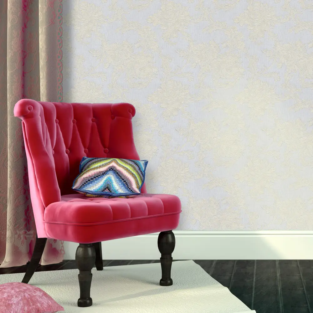 Обои флизелиновые Белиссимо серые 1.06 м 0902-1 Santreyd STLM-2027192 - Вид №2