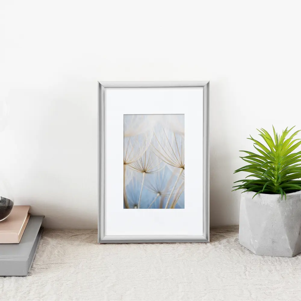 Фоторамка Kreaforta Lila серебристая 10×15 см для интерьера 89398512 STLM-1584690 - Вид №2