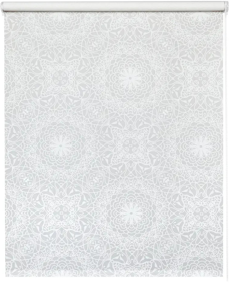 MIAMOZA Рулонная штора Калейдоскоп - белая элегантность для вашего интерьера 84589264