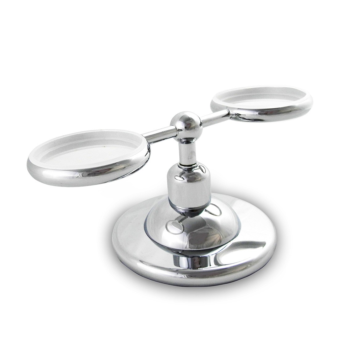 1494 ** 09C Подставка для мыла с держателем стакана Nicolazzi Series Cristallo di Rocca 