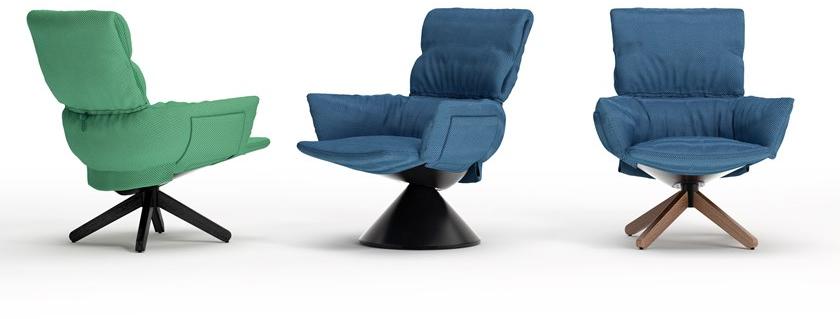 Cappellini Кресло со съемным чехлом на деревянной основе Lud’o lounge sun-id-1487184 - Вид №3