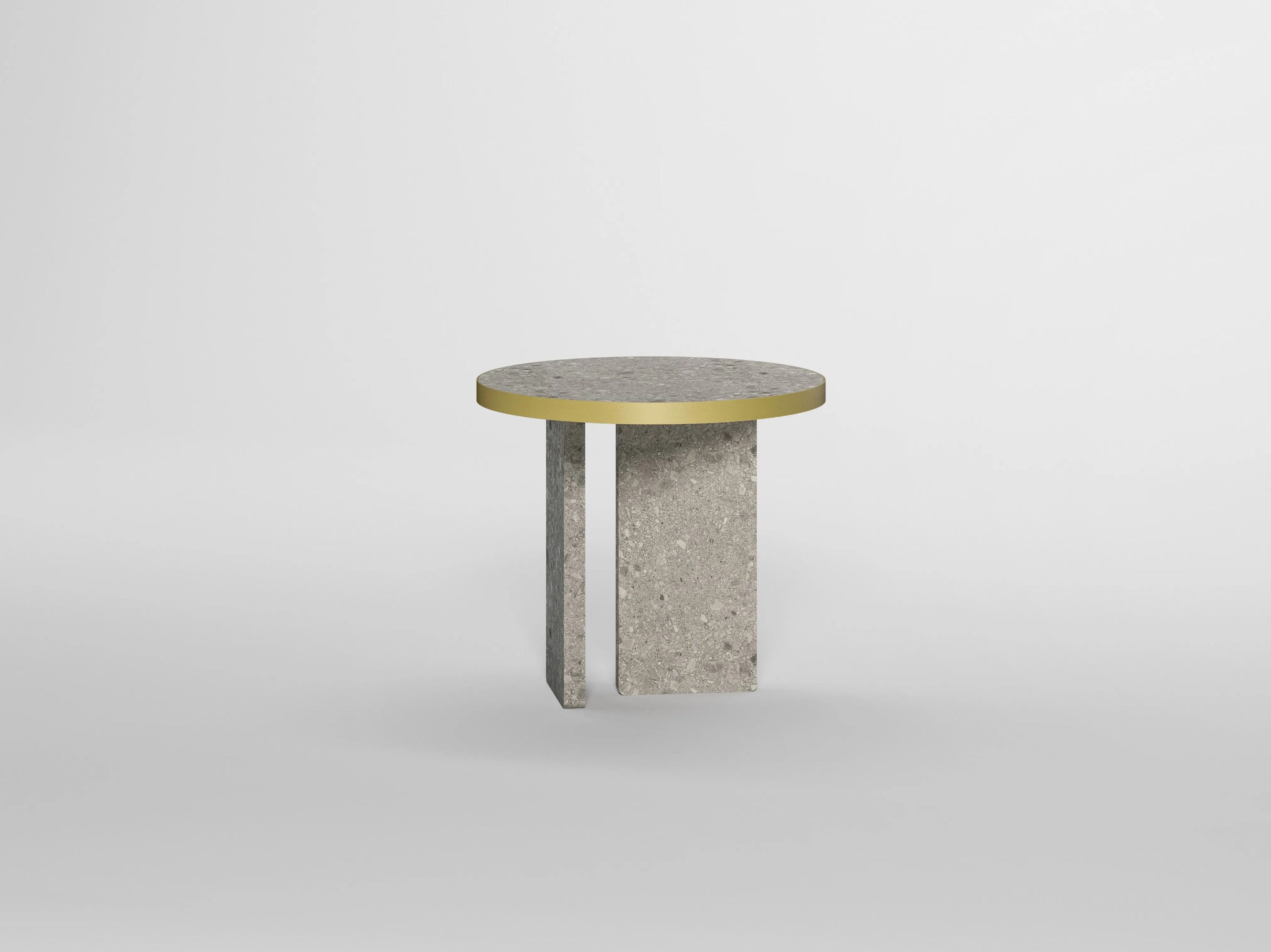 Травертин круглый журнальный столик Davani Purity ARCH-00027089 - Вид №19