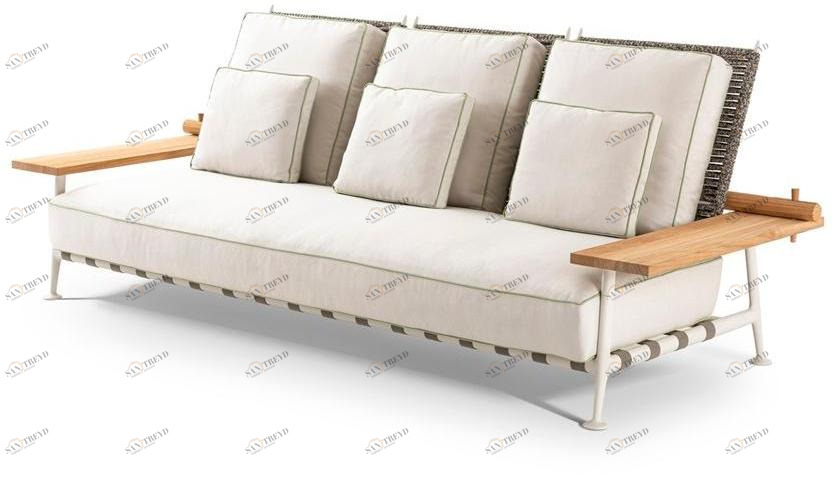 Cassina Садовый диван из ткани Fenc-e nature sun-id-1351392